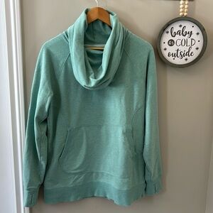 Women's L.L.Bean Cozy Pullover Size Large Tall Seafoam Green